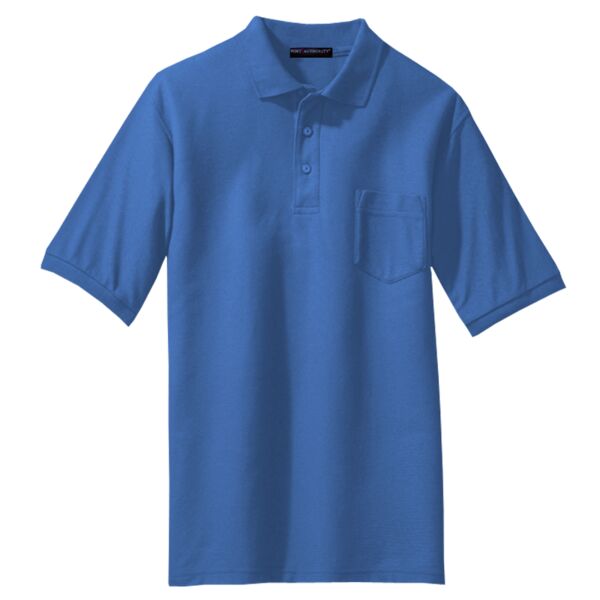Tall Silk Touch Polo with Pocket Thumbnail